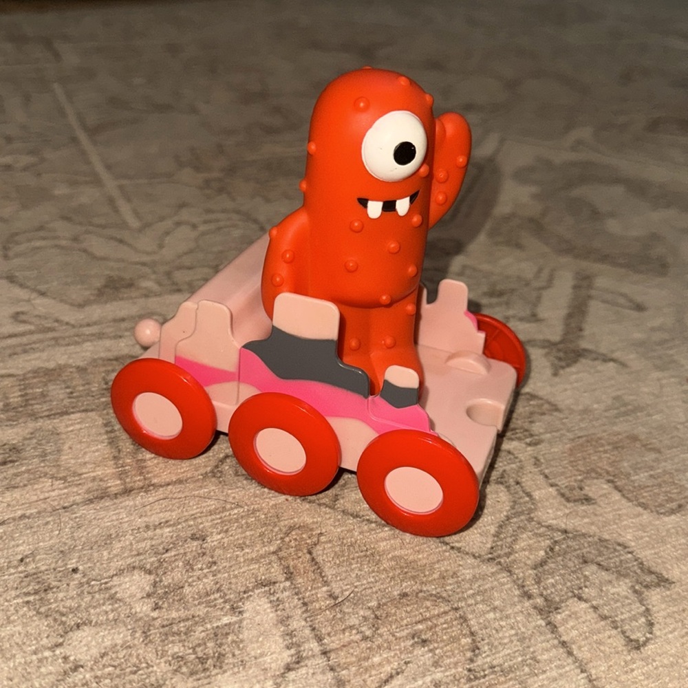 Yo Gabba Gabba! MUNO - Driven’ Friends toy car train - Nick Jr. - 2008 - Rare